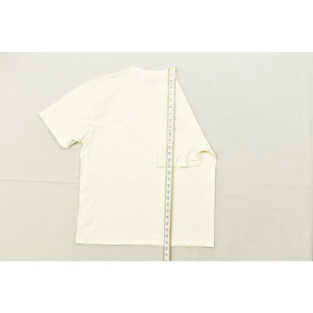 GUESS Originals Men's Size M Cream Short Sleeve Graphic Tee Retro Logo Cotton T- - Picture 5 of 8